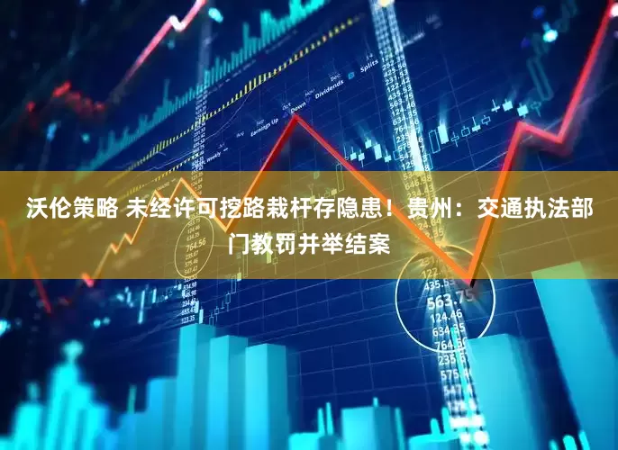 沃伦策略 未经许可挖路栽杆存隐患！贵州：交通执法部门教罚并举结案